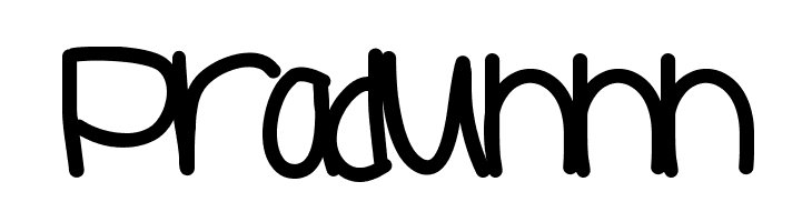 Praduhhh  font caratteri gratis
