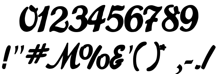 Praegefest Font OTHER CHARS