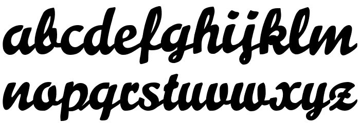 Praegefest Font LOWERCASE