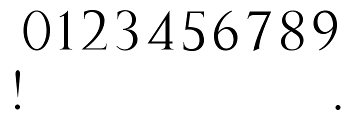 Praetoria Font OTHER CHARS