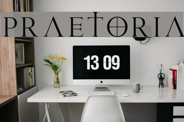 Praetoria Font examples