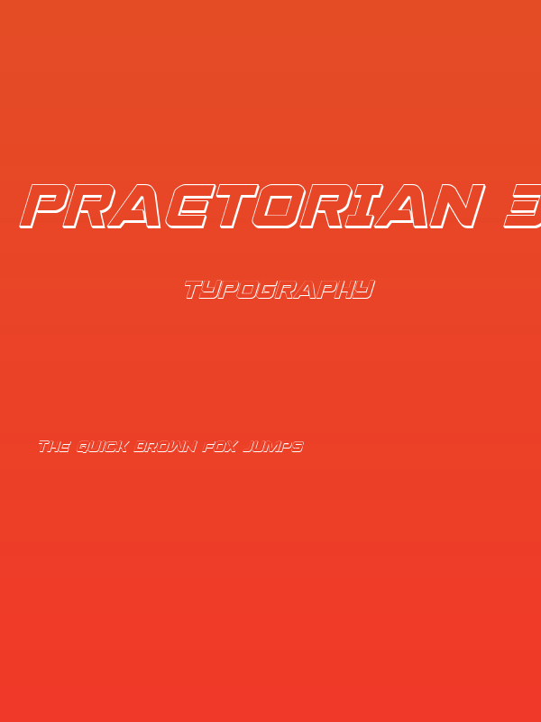 Praetorian 3D Italic Poster