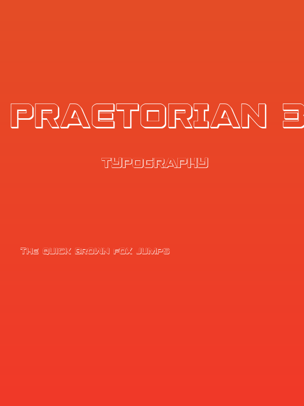 Praetorian 3D Regular Poster