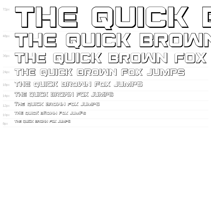 Praetorian 3D Regular Waterfall