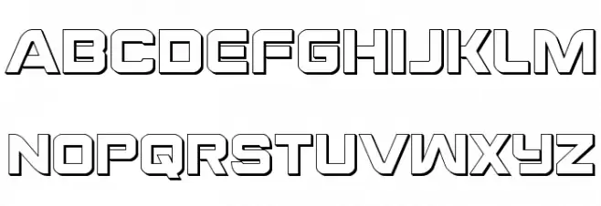 Praetorian 3D Regular 字体 小写
