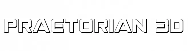 Praetorian 3D  免费字体下载