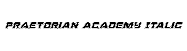 Praetorian Academy Italic  Frei Schriftart Herunterladen
