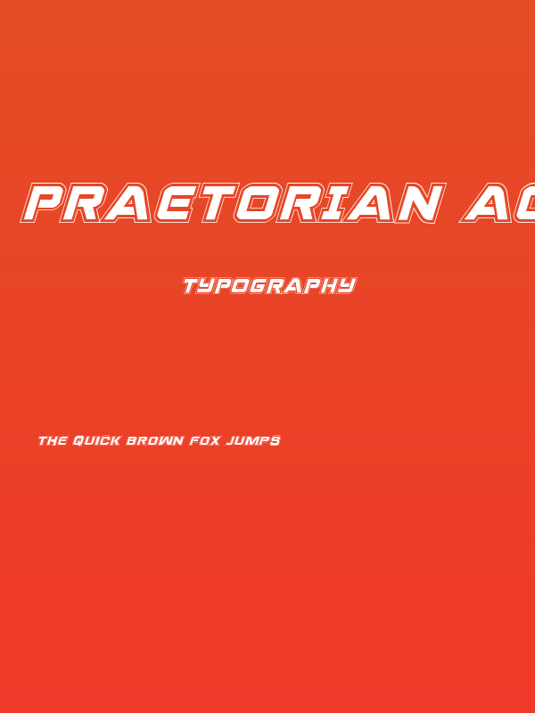 Praetorian Academy Italic Poster