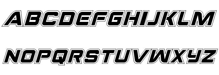 Praetorian Academy Italic Font LOWERCASE
