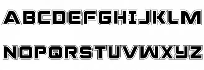 Praetorian Academy Regular 字体 大写