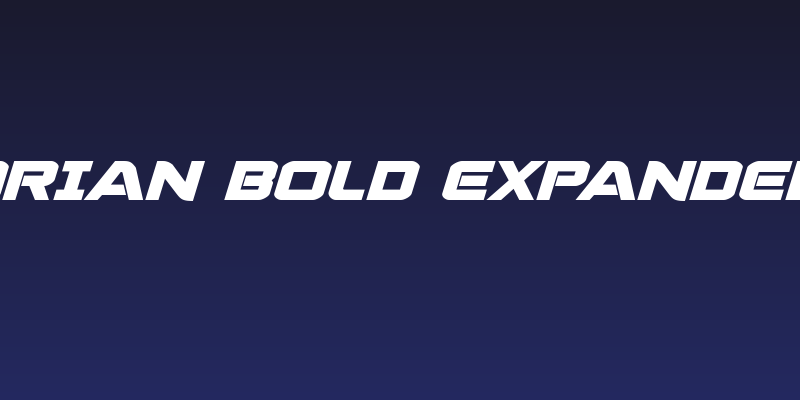 Praetorian Bold Expanded Italic Social Header