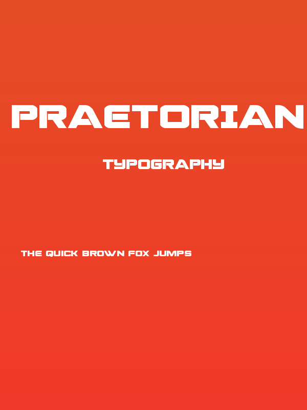 Praetorian Bold Expanded Poster