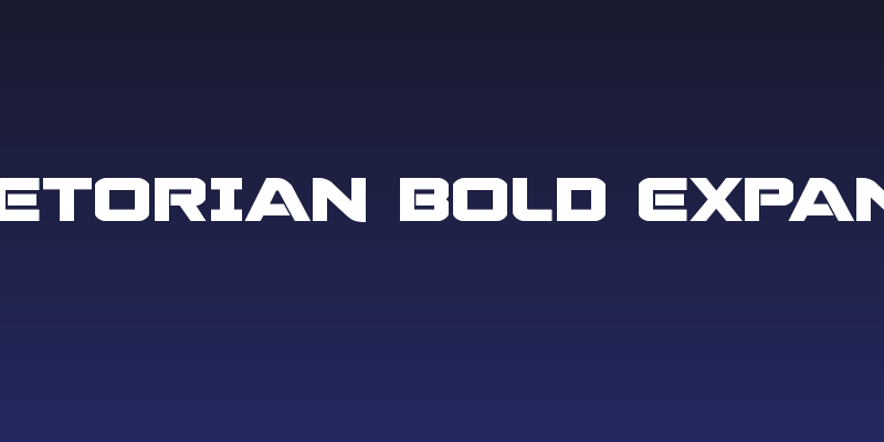 Praetorian Bold Expanded Social Header