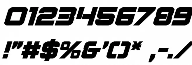 Praetorian Bold Italic Font OTHER CHARS