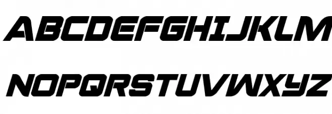 Praetorian Bold Italic Polices MAJUSCULES