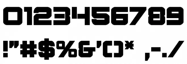 Praetorian Bold Font OTHER CHARS