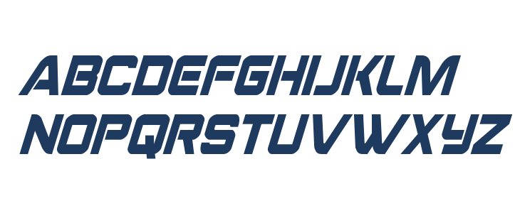 Praetorian Condensed Italic Lowercase