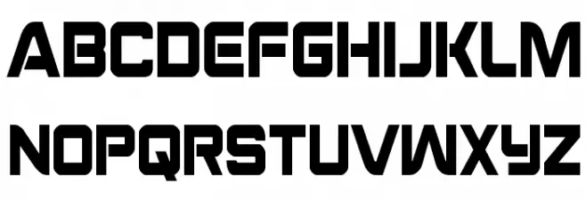 Praetorian Condensed Font LOWERCASE