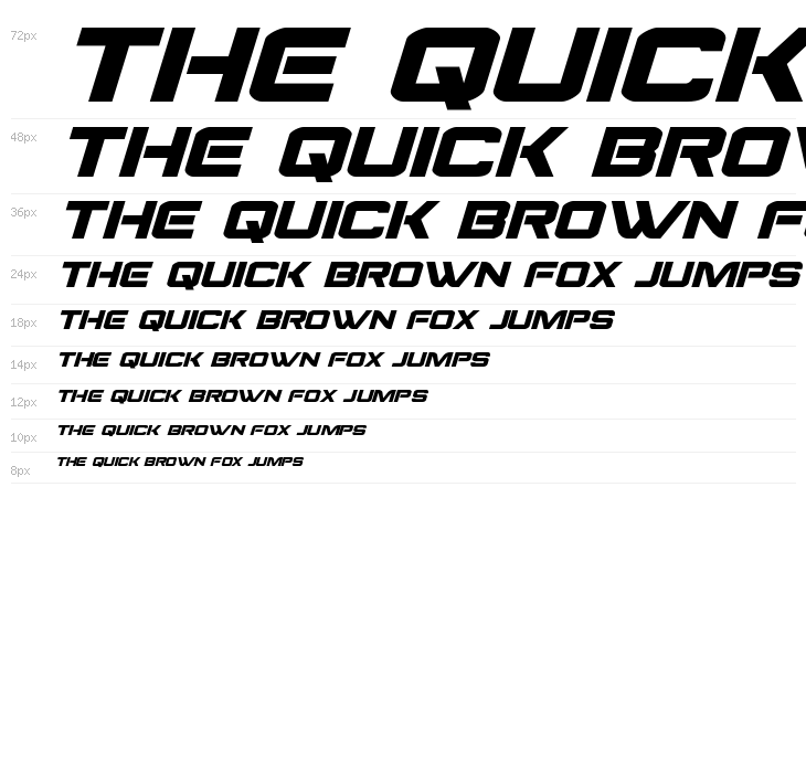 Praetorian Expanded Italic Waterfall