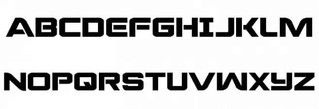 Praetorian Expanded Schriftart Groß