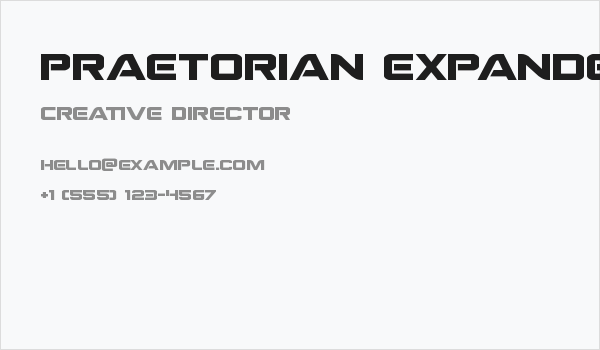 Praetorian Expanded Business Card