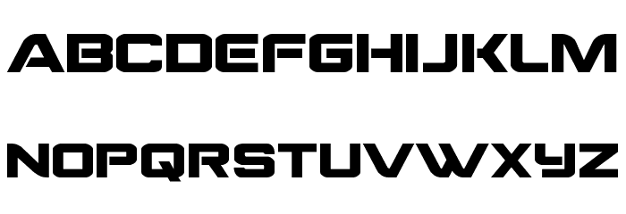 Praetorian Expanded Font LOWERCASE
