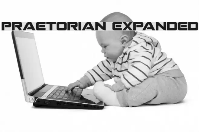 Praetorian Expanded Font examples