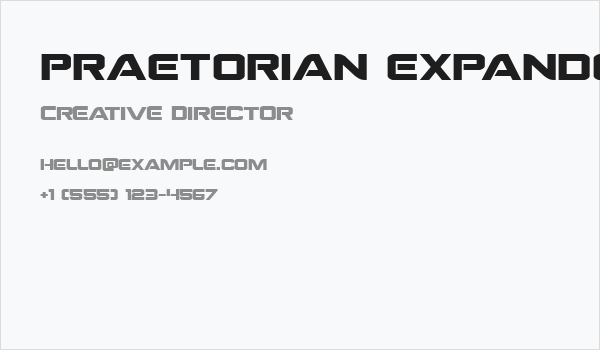 Praetorian Expanded Business Card