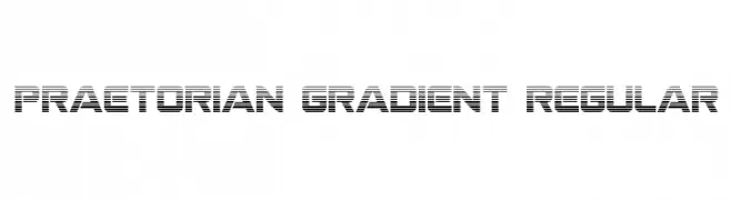 Praetorian Gradient Regular  les polices de caractères gratuit tlcharger