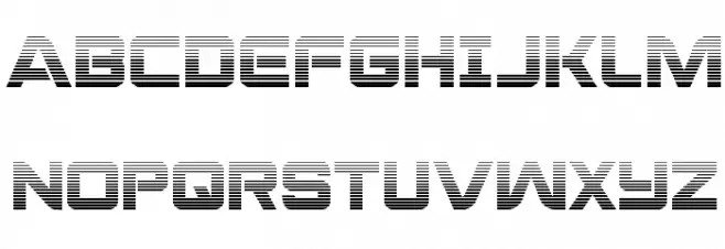 Praetorian Gradient Regular Polices MAJUSCULES