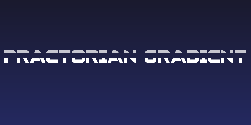 Praetorian Gradient Social Header