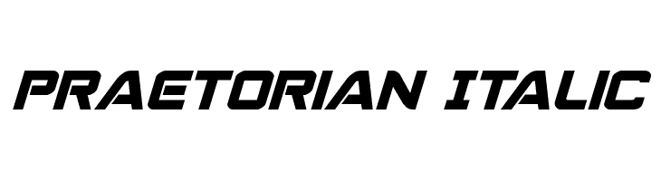 Praetorian Italic Font