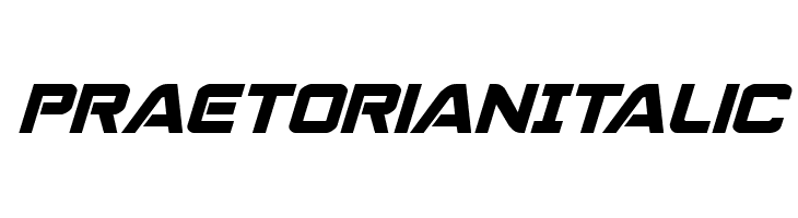 Praetorian Italic  font caratteri gratis