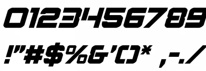 Praetorian Italic Font OTHER CHARS