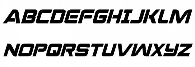 Praetorian Italic 字体 大写