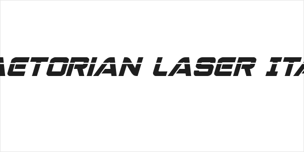 Praetorian Laser Italic Logo