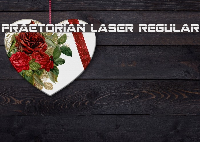 Praetorian Laser Regular Font examples