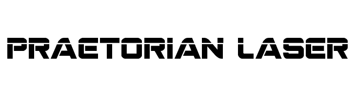 Praetorian Laser  フリーフォントのダウンロード