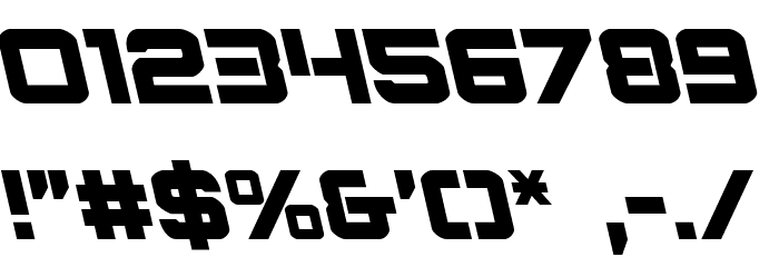 Praetorian Leftalic Font OTHER CHARS