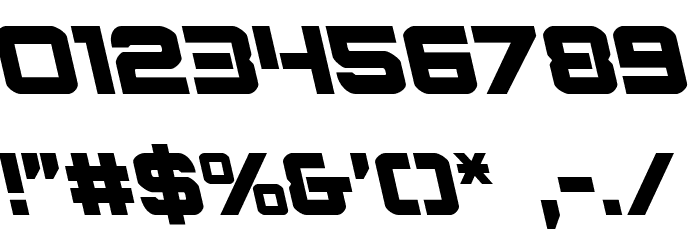 Praetorian Leftalic Font OTHER CHARS