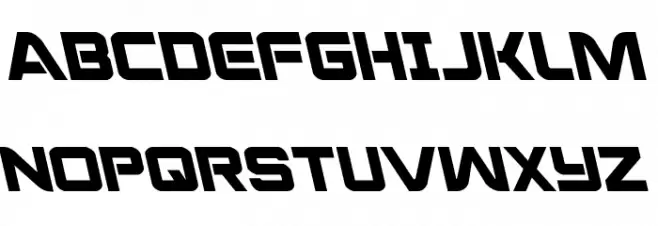 Praetorian Leftalic Caratteri MAIUSCOLE