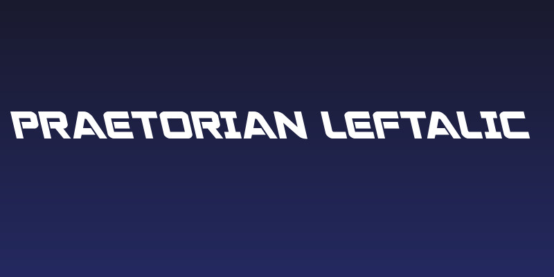 Praetorian Leftalic Social Header