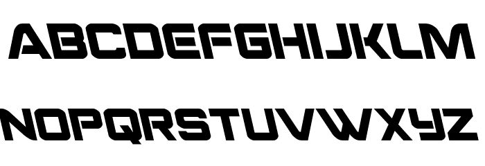 Praetorian Leftalic Font LOWERCASE