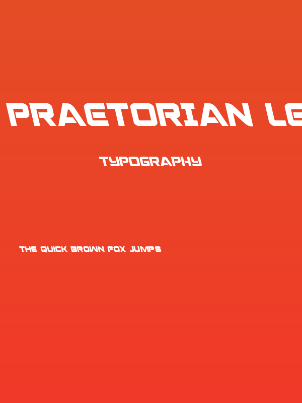 Praetorian Leftalic Poster