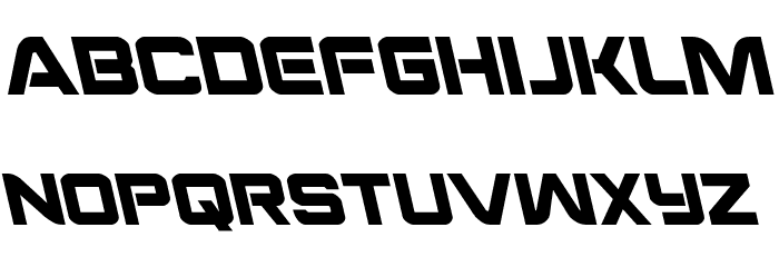 Praetorian Leftalic Font LOWERCASE