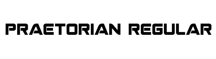 Praetorian Regular  フリーフォントのダウンロード