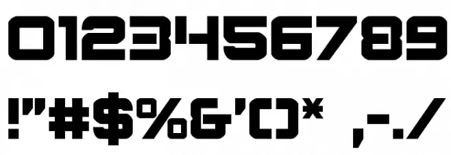 Praetorian Regular Font OTHER CHARS