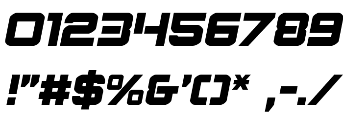 Praetorian Semi-Italic Font OTHER CHARS