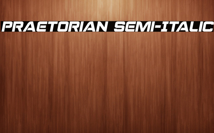 Praetorian Semi-Italic Example 3