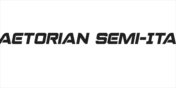 Praetorian Semi-Italic Logo